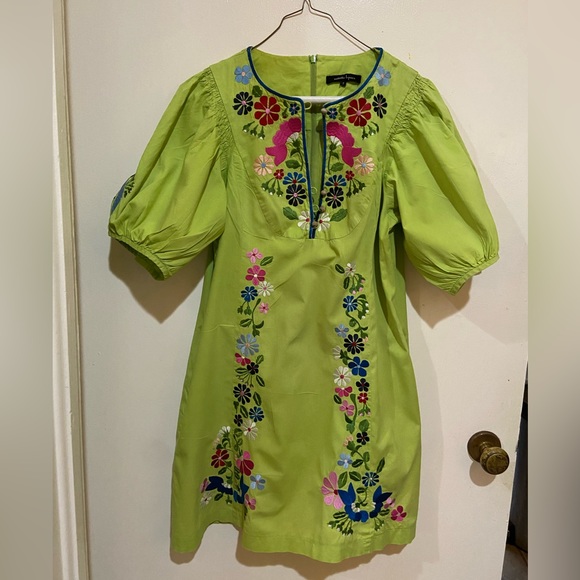 Nanette Lepore Embroidered Mexican Dress - Picture 2 of 16